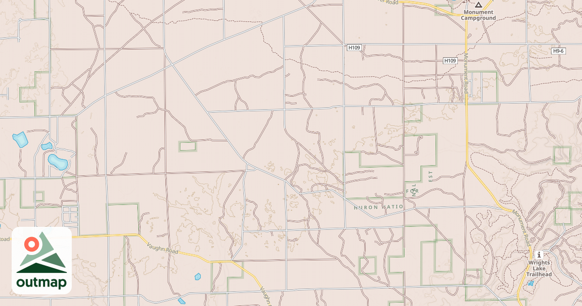 Map of SAND LAKE
