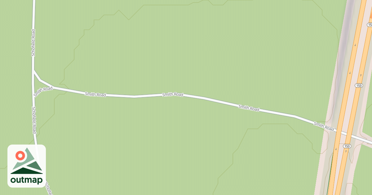 Map of S.B. Elliott State Park Snowmobile Trails