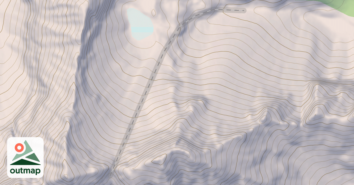 Map of Birdie Basin Upper North Bowl