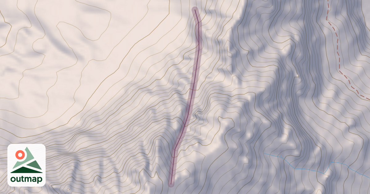 Map of Couloir Nord