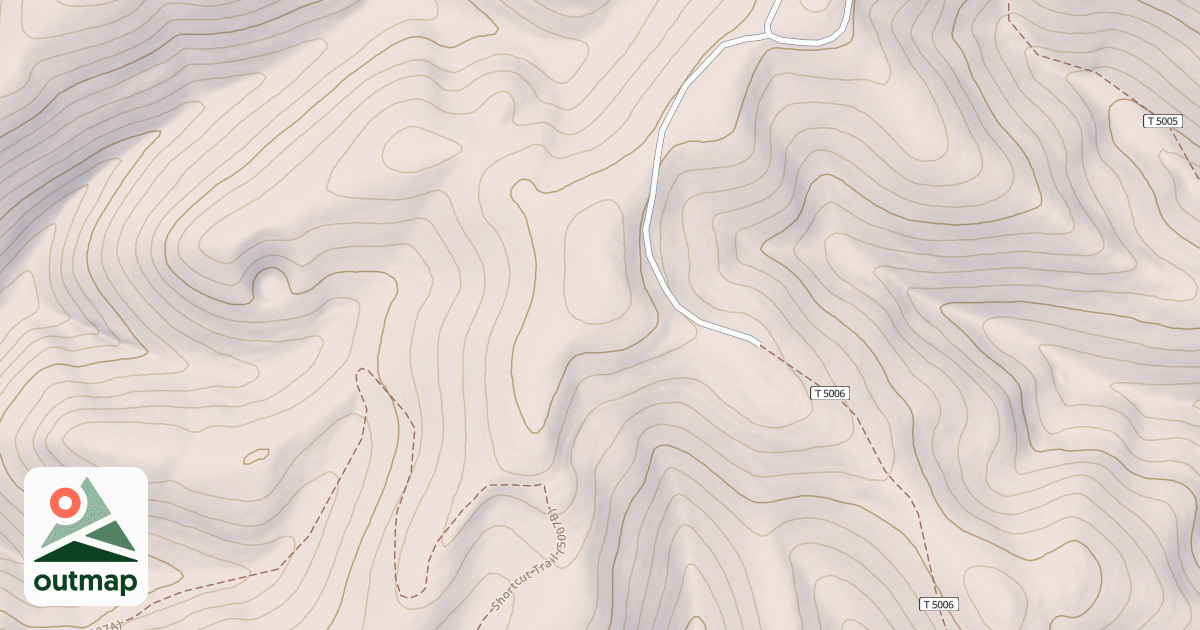 Map of BENSON RIDGE SOUTH