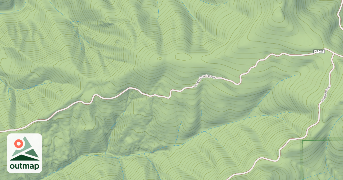 Map of BREEZY CREEK