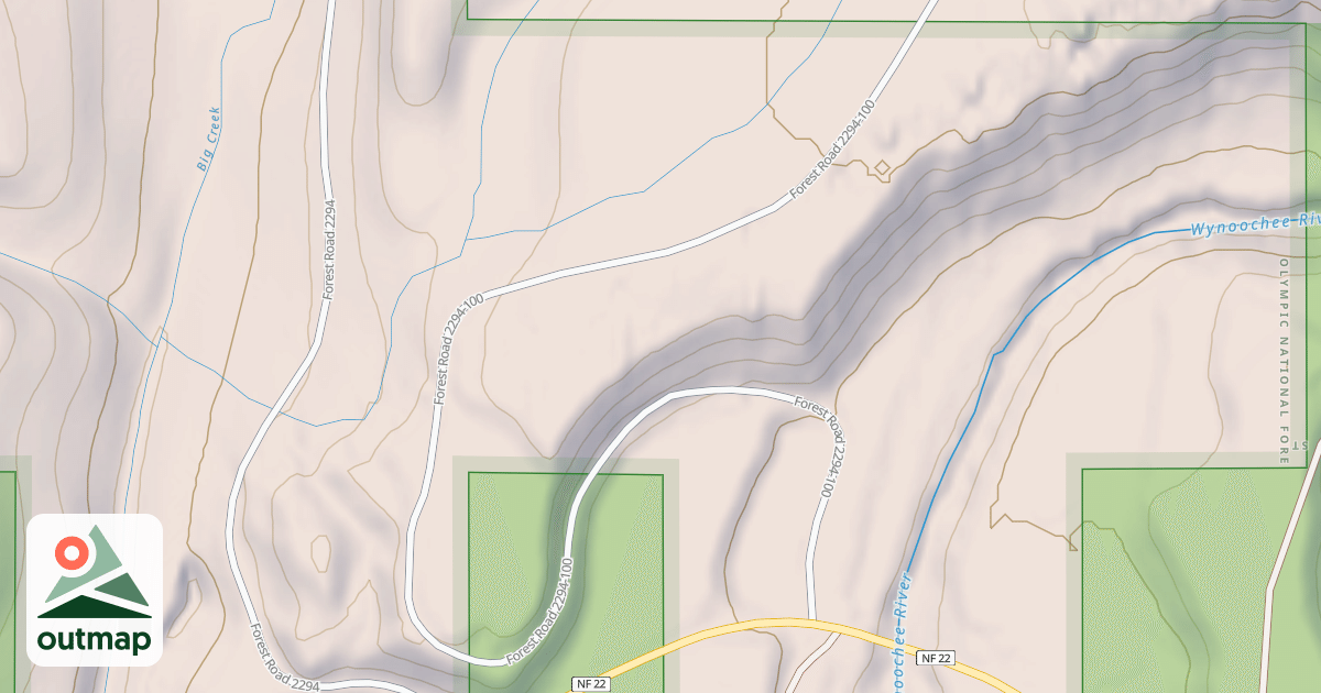Map of W 230, B 111, B 110