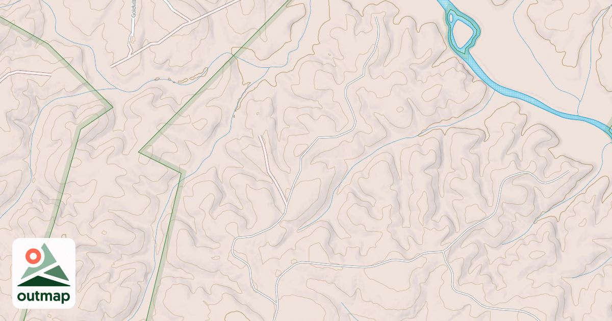 Map of FISHING CREEK A