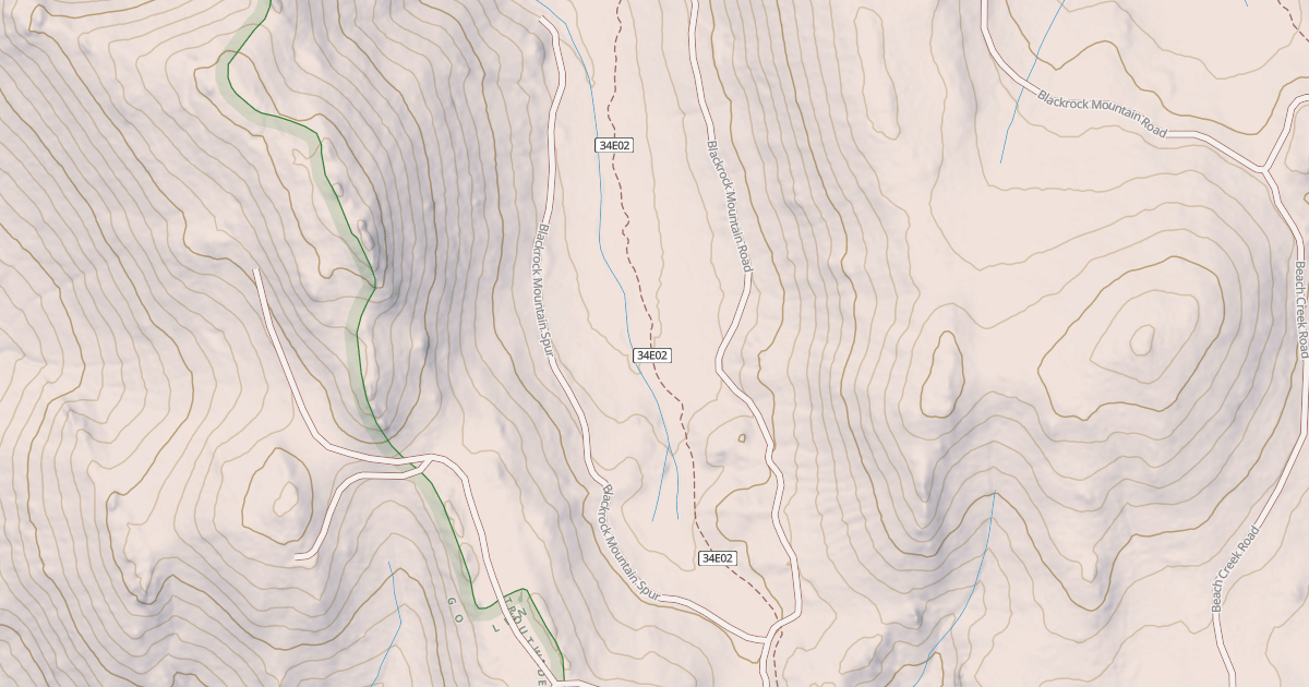 Map preview of BLACKROCK MTN.