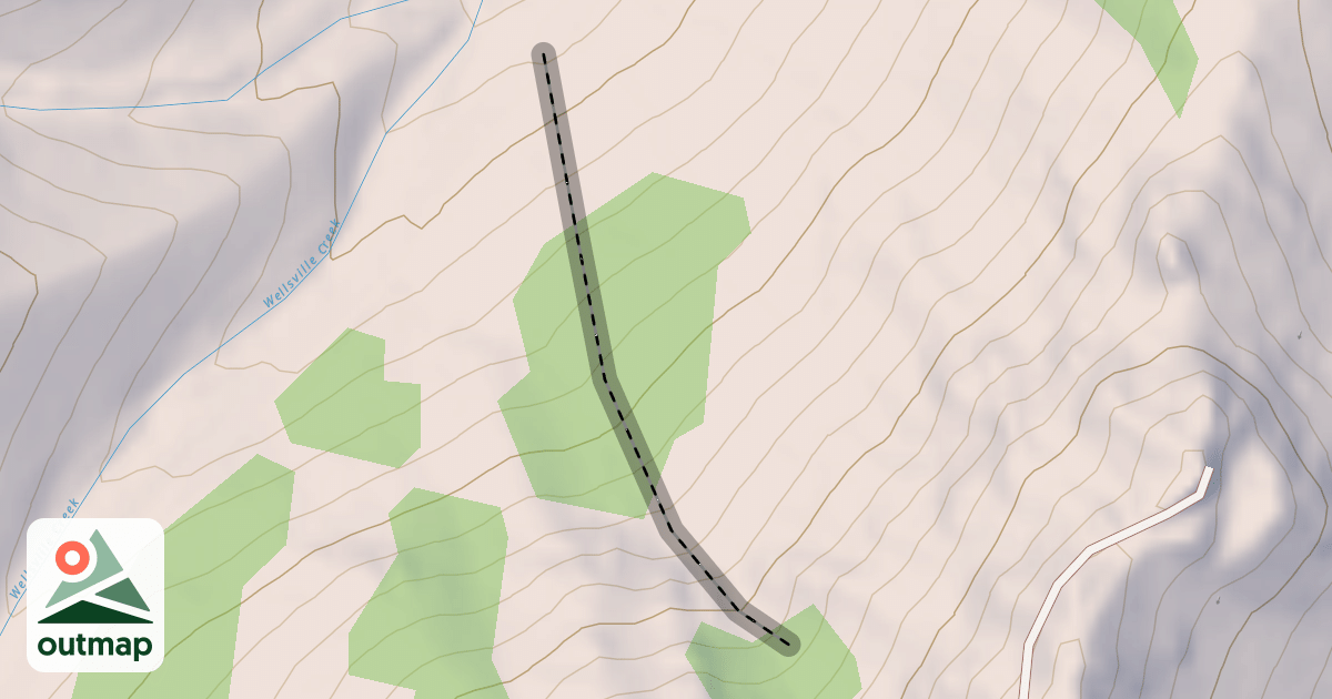 Map of Saddle Chute
