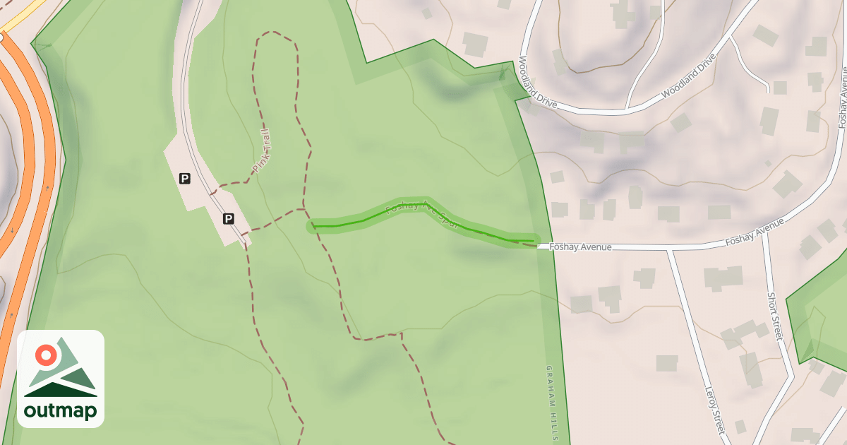 Map of Foshay Avenue Spur
