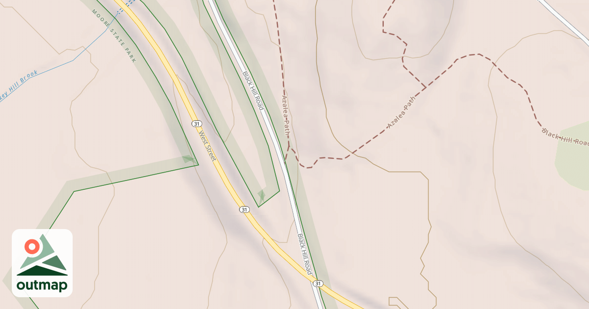 Map of Blackhill Road Trail