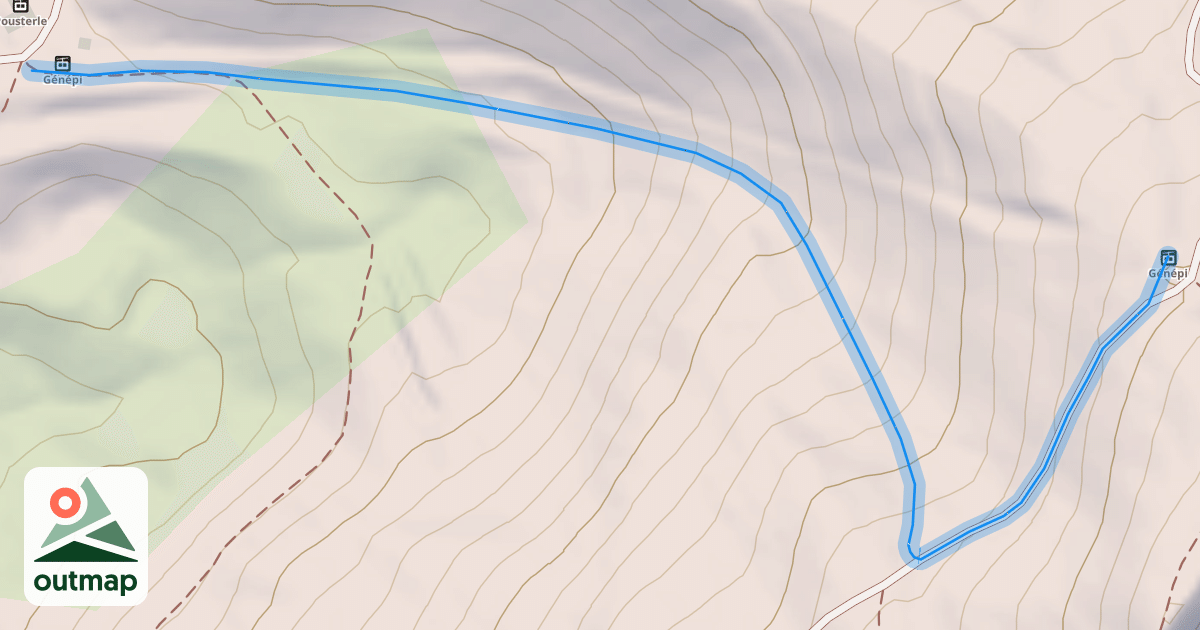 Map of Génépi