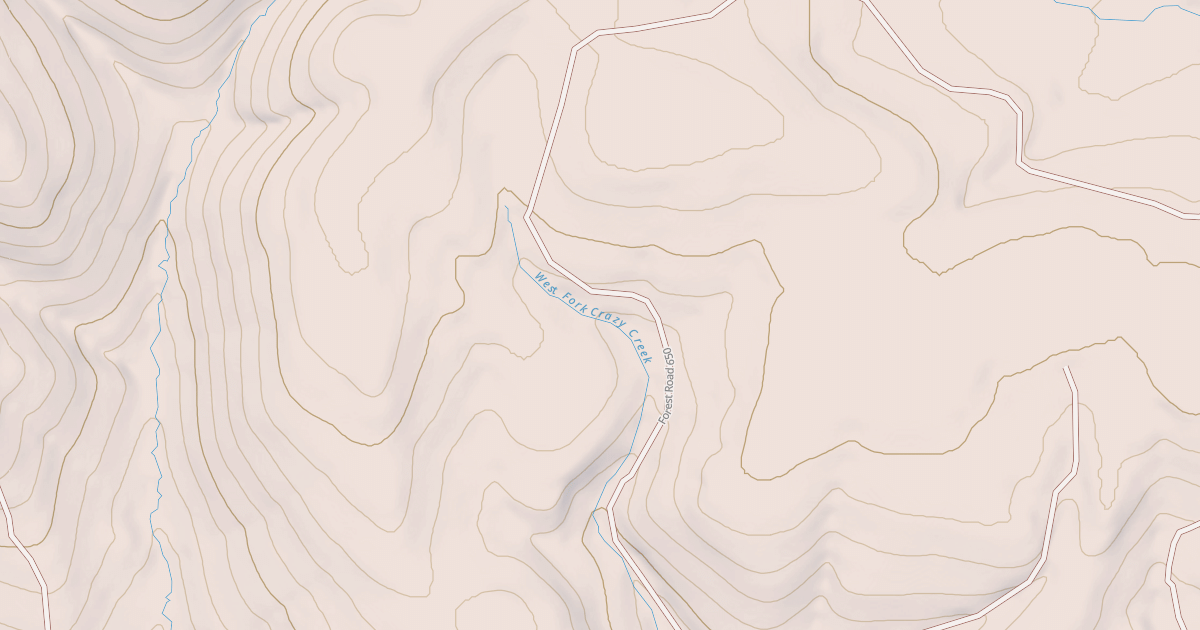 Map preview of USFS Motor Vehicle Use Map Roads {09BB7BA0-A8A3-4409-92E9-C1A9641B8E21}