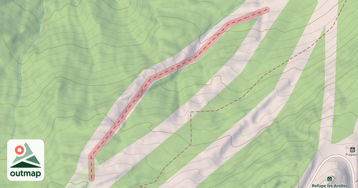 Map of Lac rouge