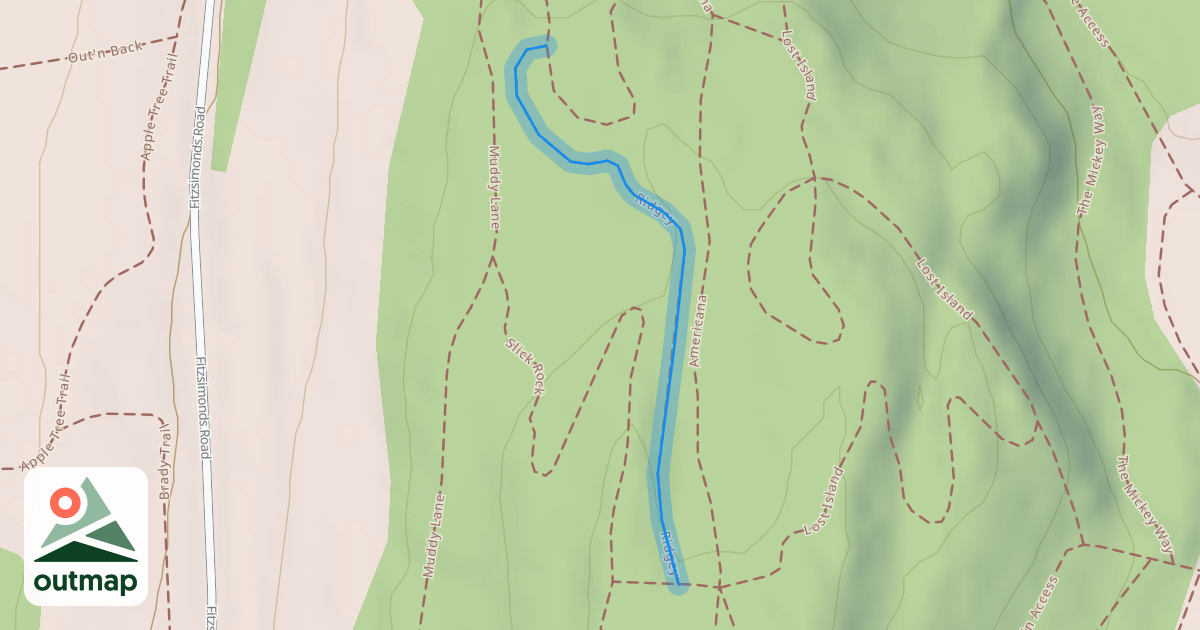 Map of Ridgey