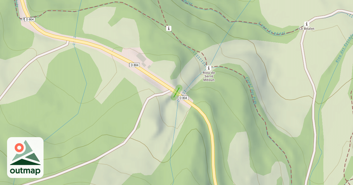 Map of La Balme