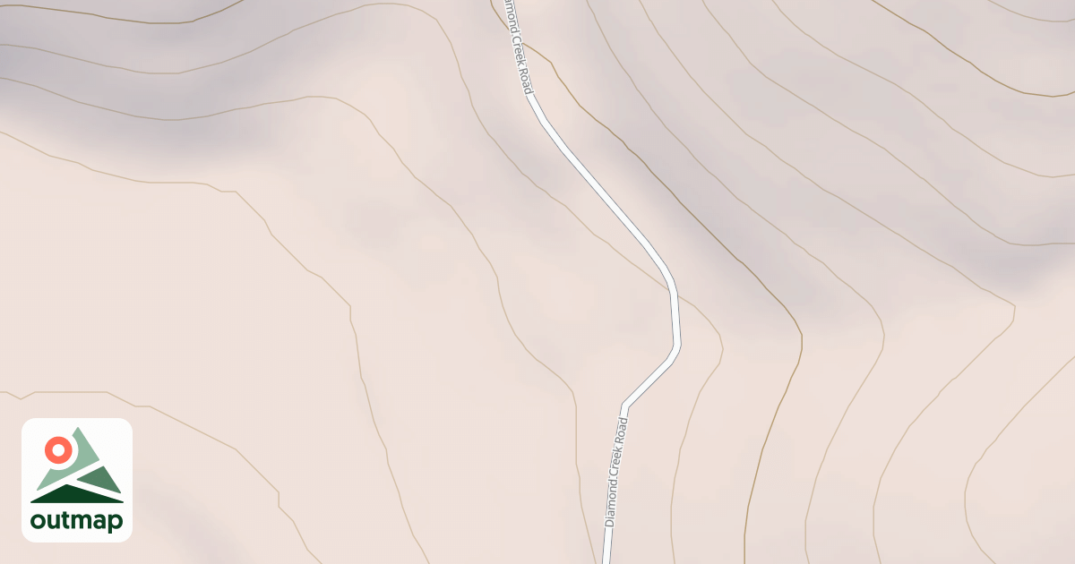 Map of DIAMOND CREEK CD2