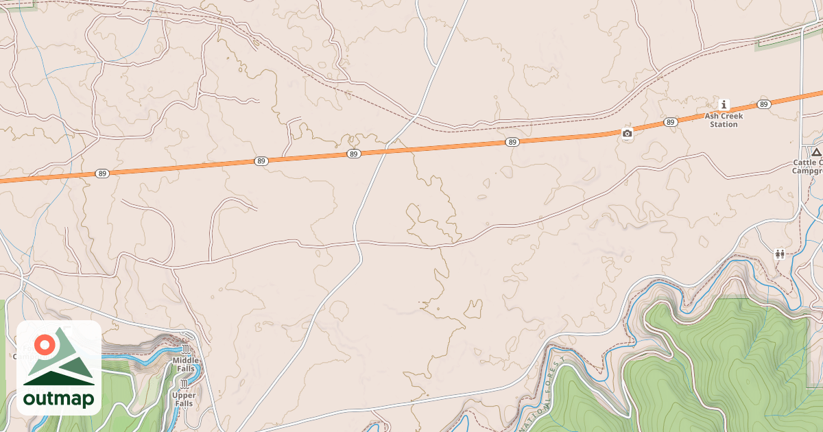 Map of BIG HOLE SOUTH FLATS EA