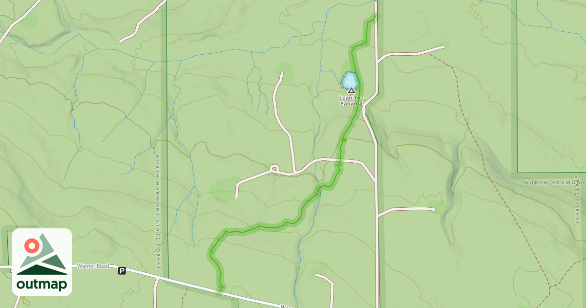 Map of Fred J. Cusimano Westside Overland Trail
