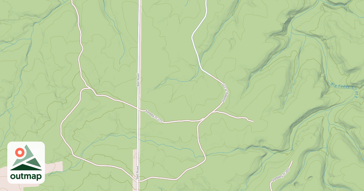 Map of SOUTH PADDY