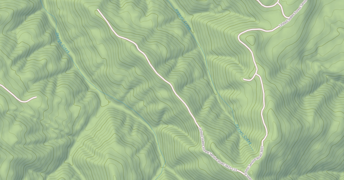 Map preview of USFS Motor Vehicle Use Map Roads {81E42AC7-C150-4EBC-B50E-66FE41556C0D}