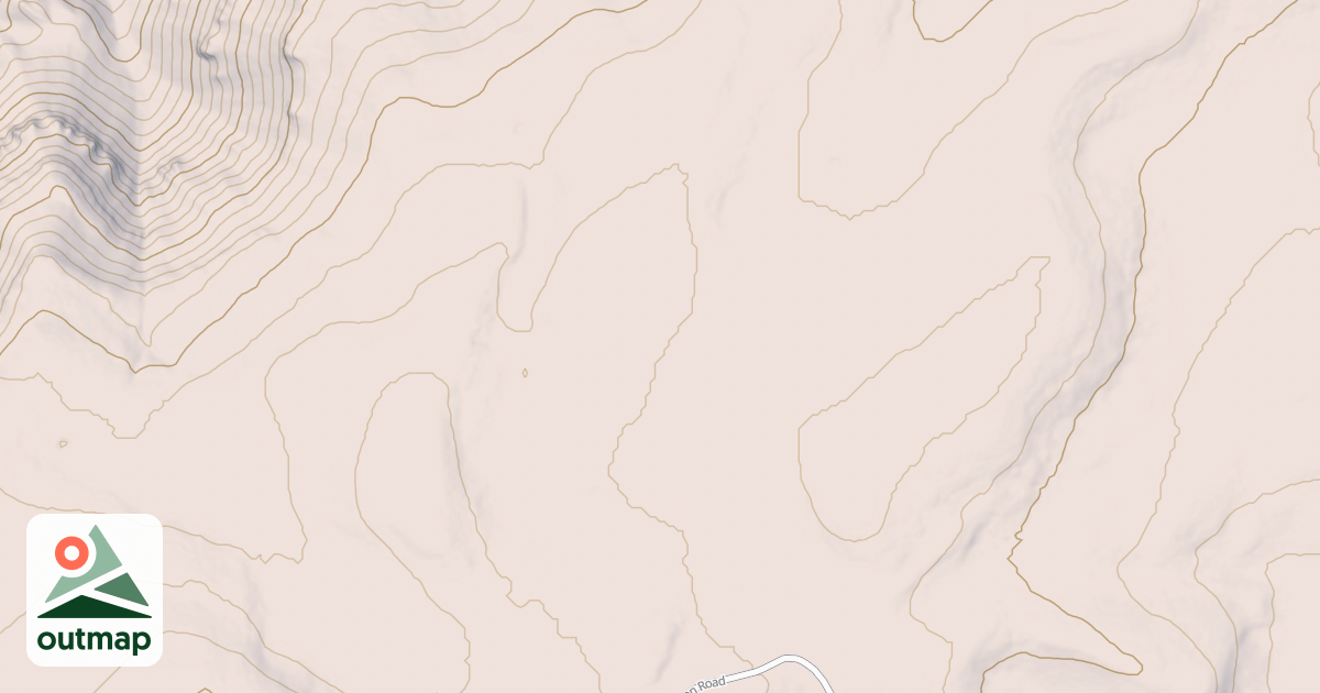 Map of FRYING PAN SPUR A