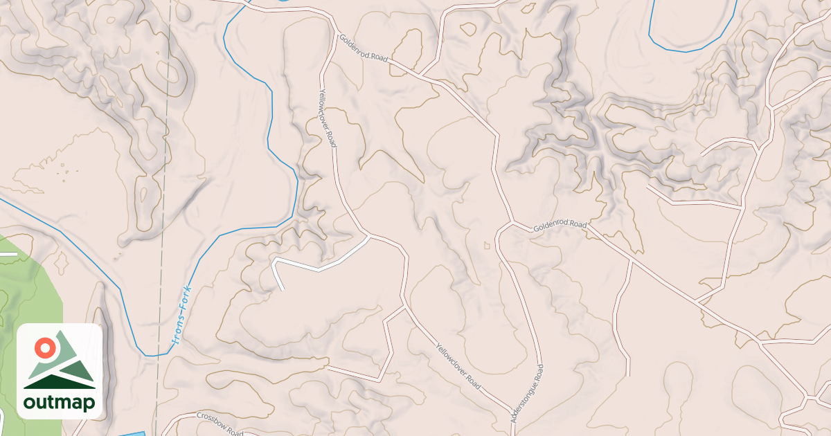 Map of USFS National Forest System Roads {A680719F-49BF-4BDA-8381-C09ABE711704}
