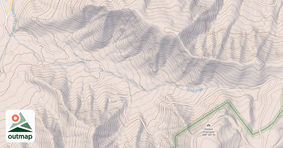 Map of NEALS CREEK