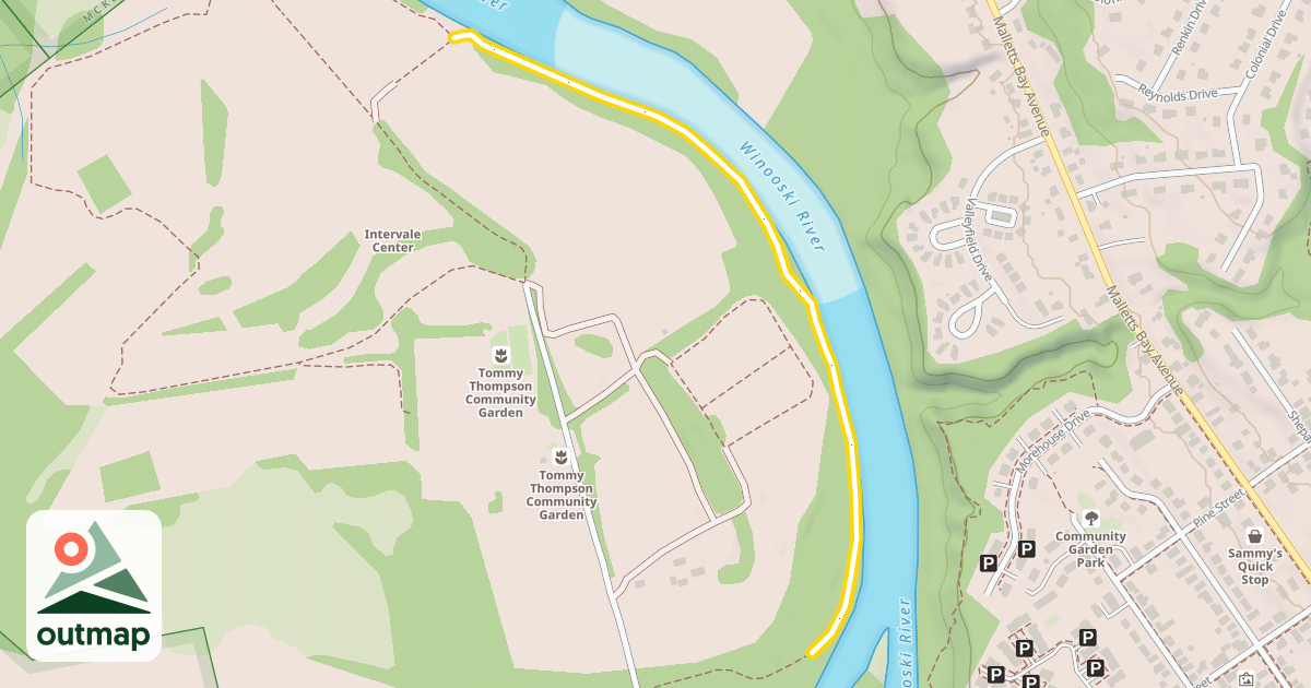 Map of Calkins Trail