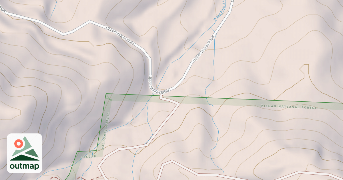 Map of SHUT IN