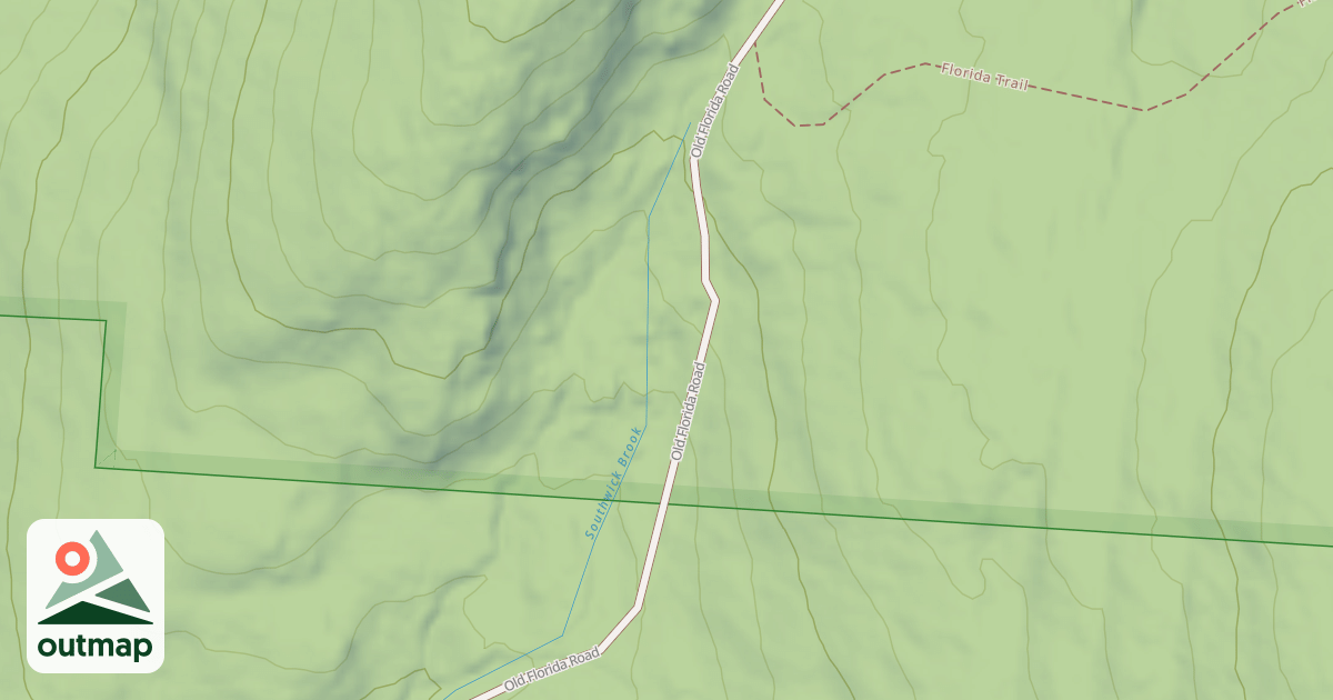 Map of Old Florida Road