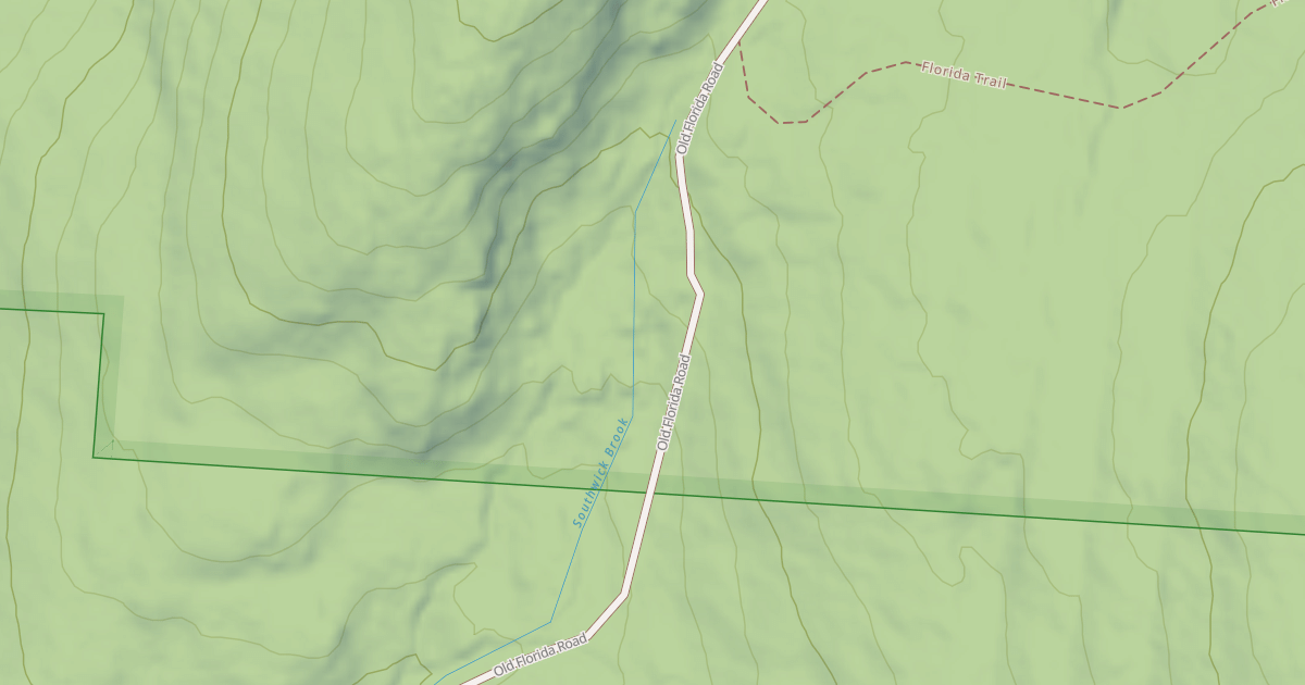 Map preview of Old Florida Road