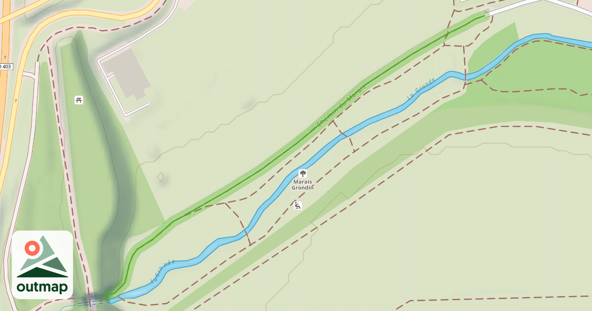 Map of Chemin du Marais