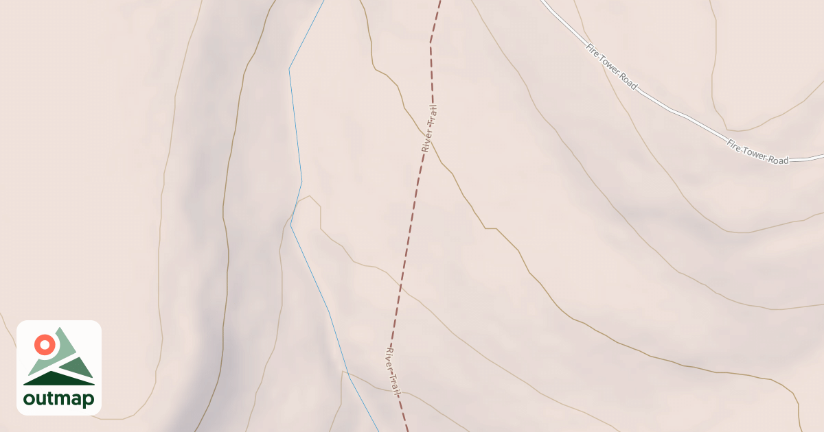 Map of Cook Forest State Park Trails