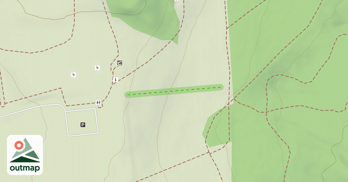 Map of Hawk Watch Hill
