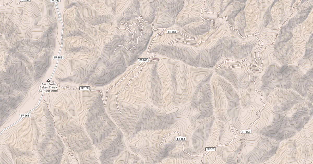 Map preview of E FK BAKER CR