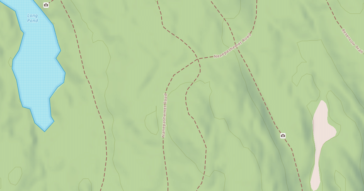 Map preview of Mountain Bike and Nanepashemet Rd