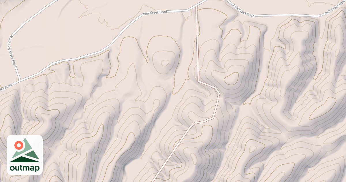 Map of TURKEY RIDGE