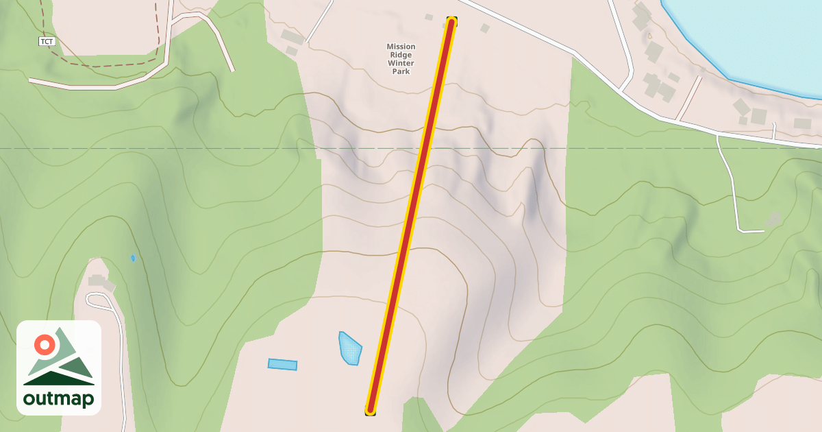 Map of Big John Triple Chair