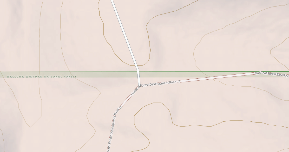 Map preview of USFS National Forest System Roads {64FD3E90-D0E3-43CB-855D-365E1DD3BC84}
