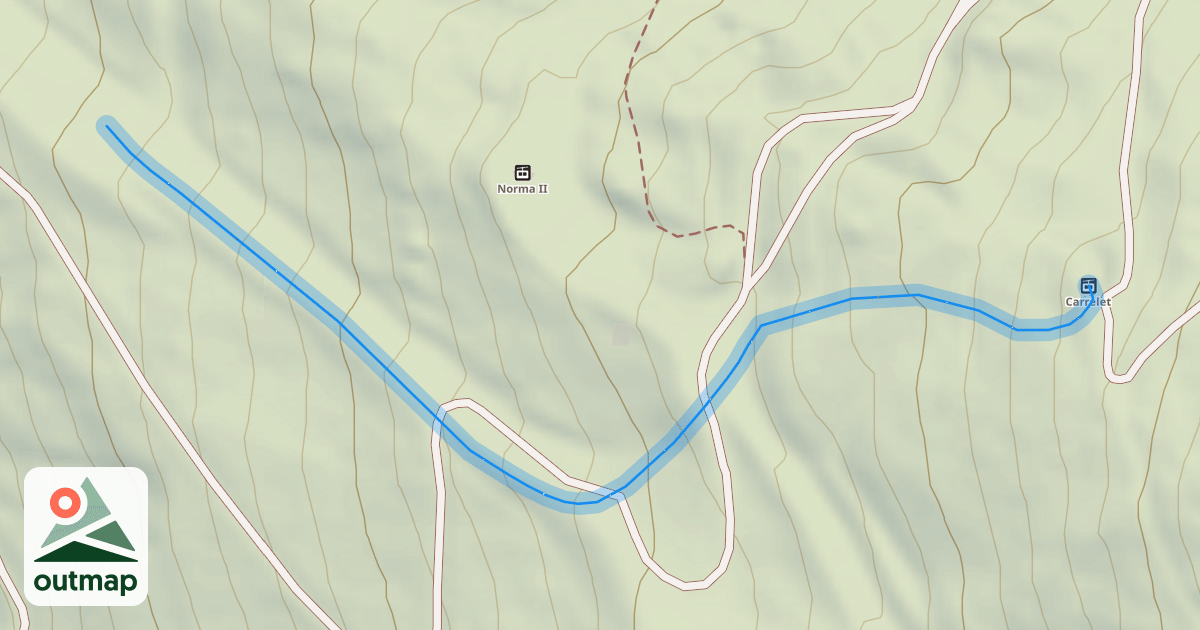 Map of Carrelet