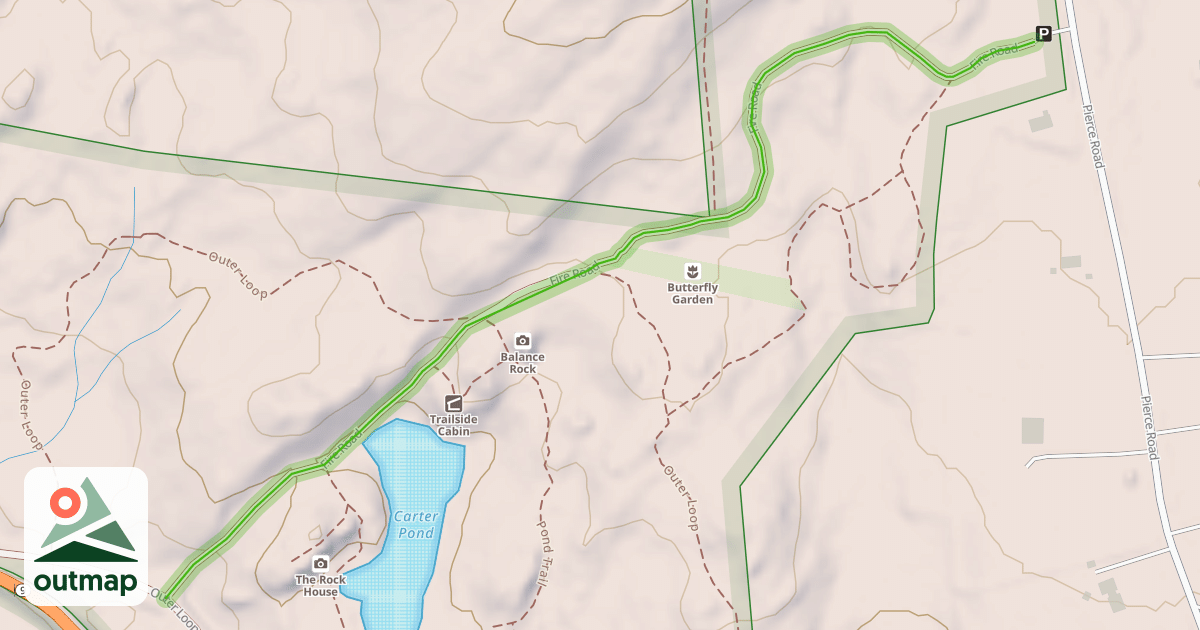 Map of Fire Road