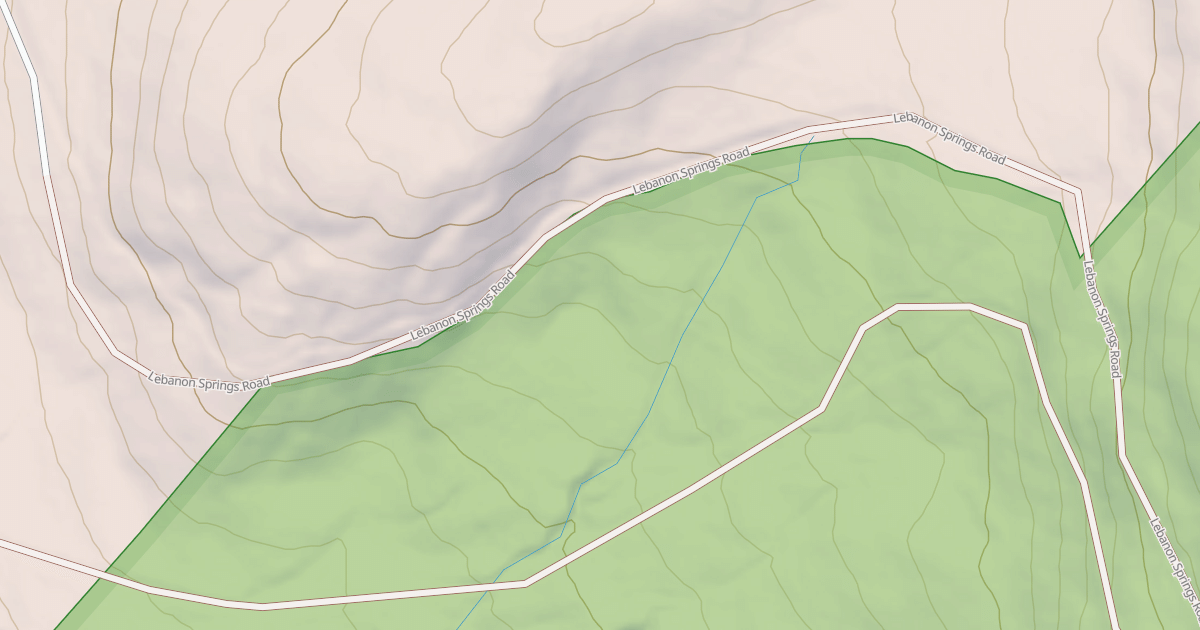 Map preview of Lebanon Springs Road