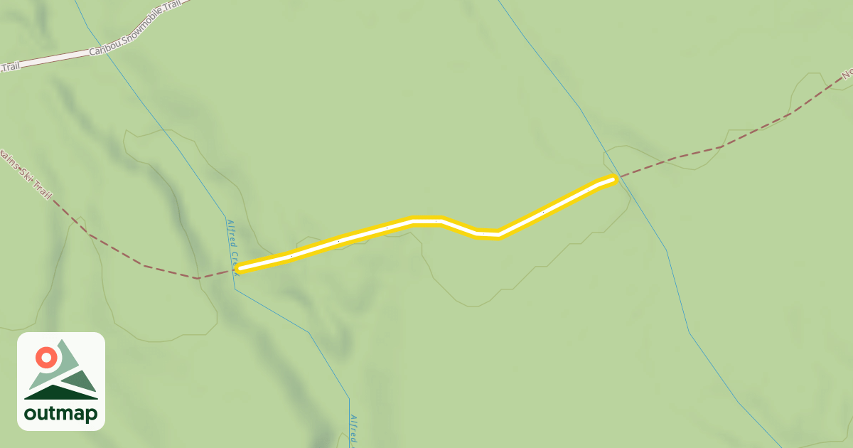 Map of North Shore Mountains Ski Trail