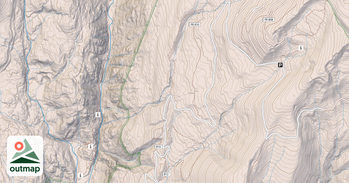 Map of Bear Creek Loop