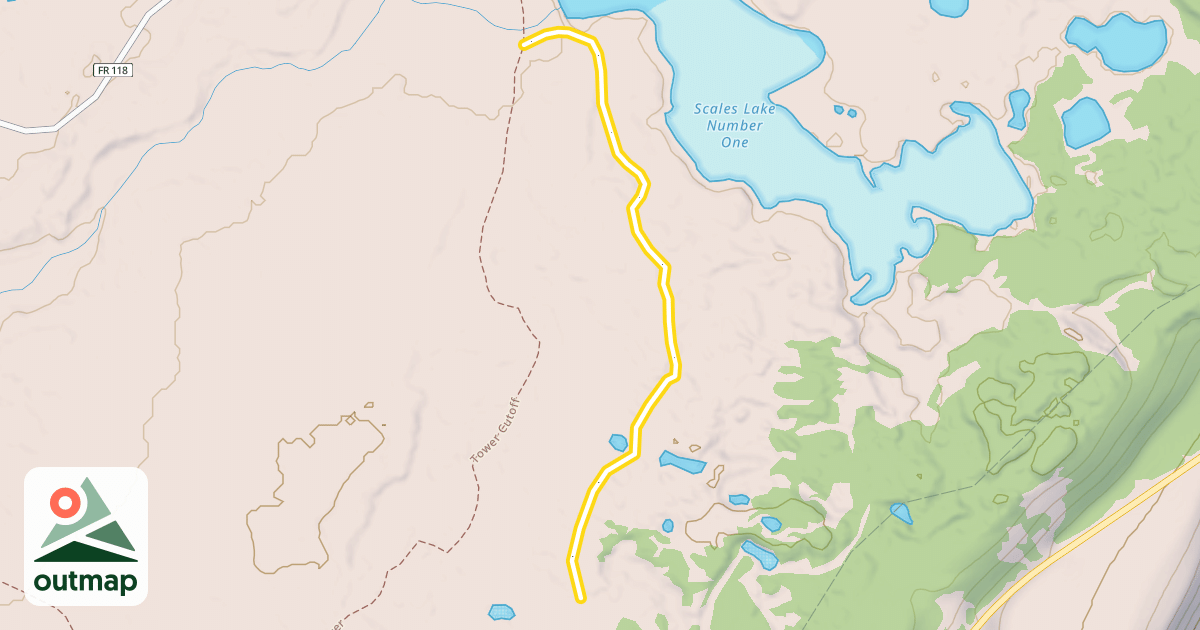 Map of Scales Glade
