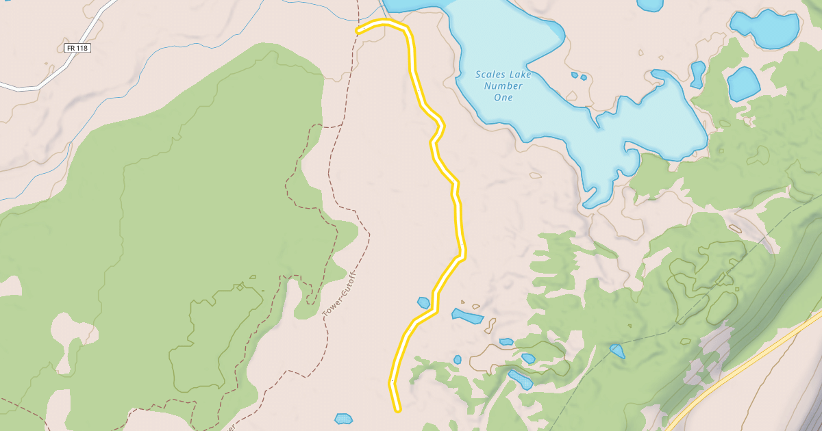 Map preview of Scales Glade