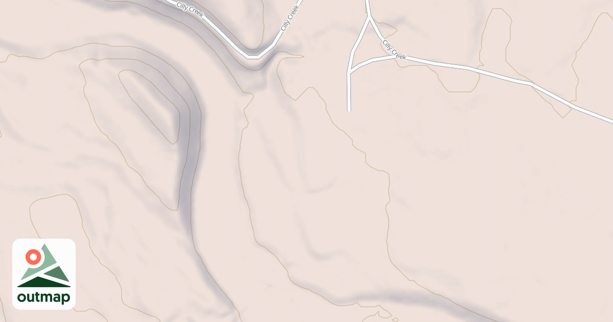 Map of SOUTH LOST SOUP CREEK CUTOFF