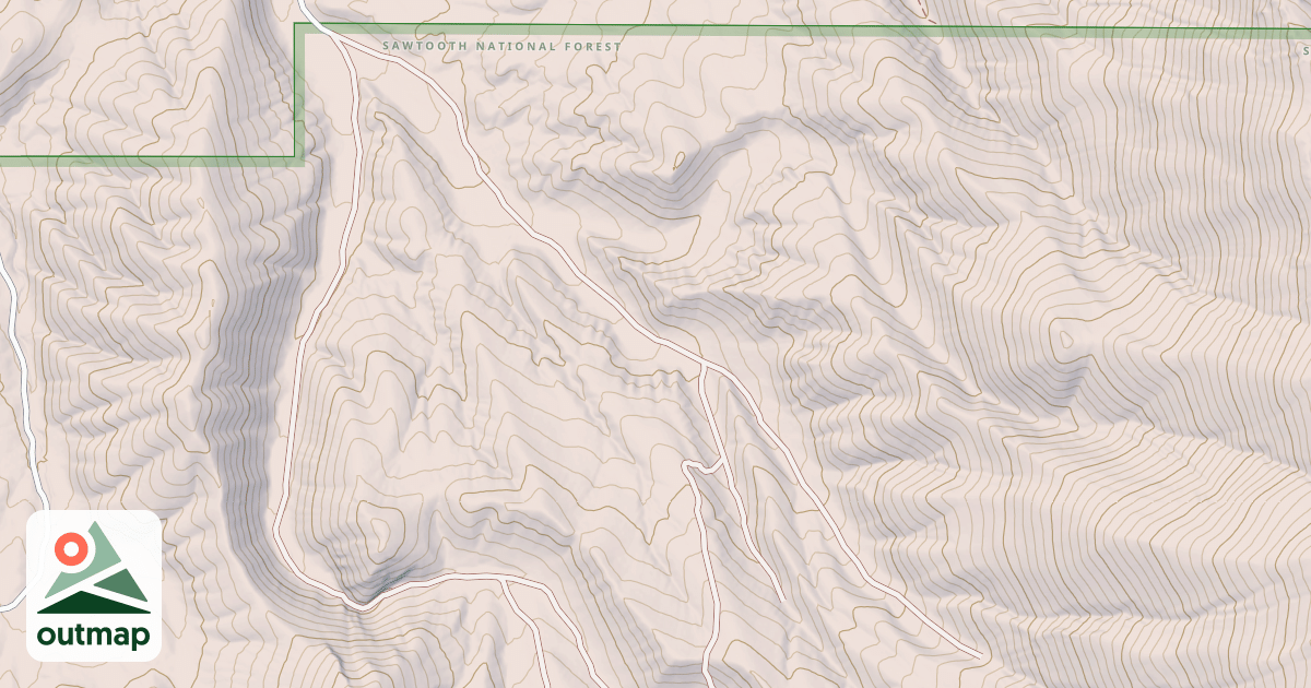 Map of OLIVER SPRINGS SPUR A