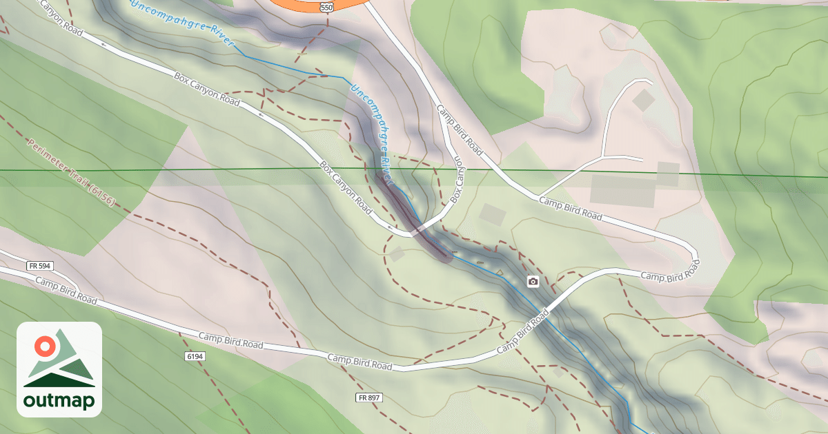 Map of Lower Bridge