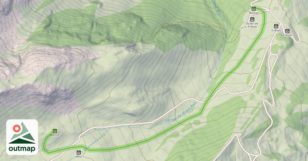 Map of Barres