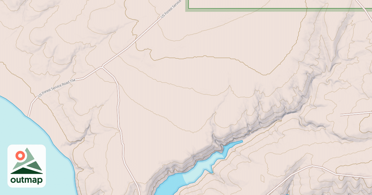 Map of EAST BUCKBOARD COMPLEX *