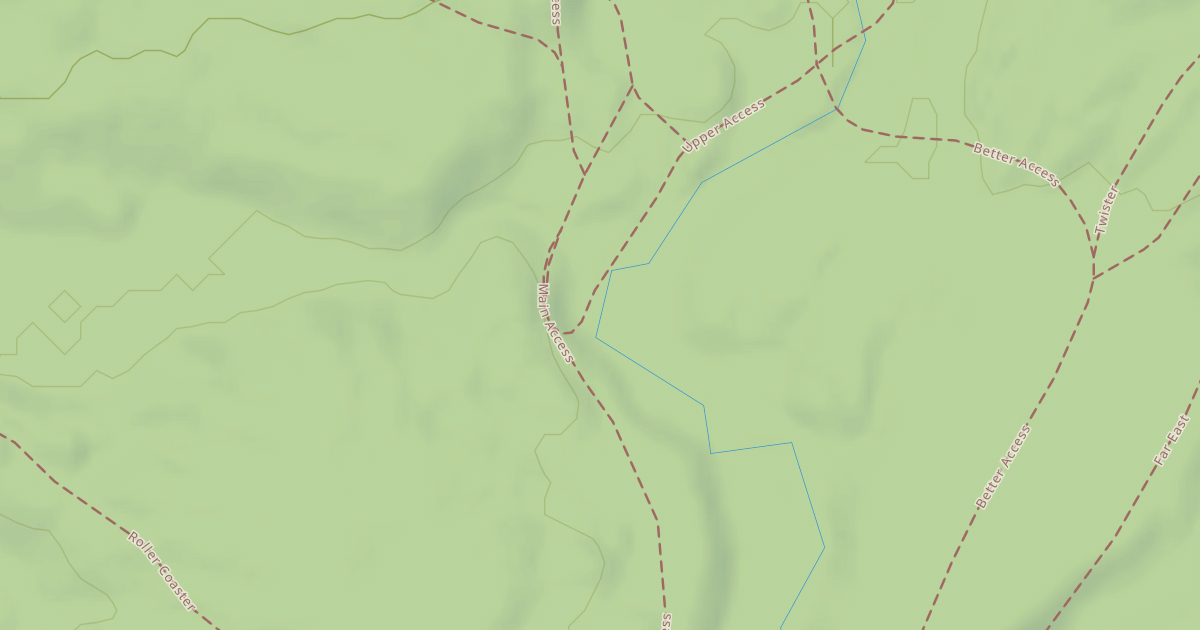 Map preview of Upper Access Trail